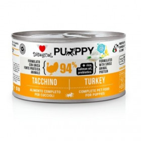 Консервирана храна за подрастващи кученца Disugual Puppy wet food Turkey с 94% пуешко месо